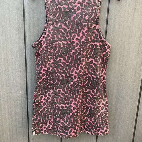 One Teaspoon  Animal Print‎ Mini Dress Top