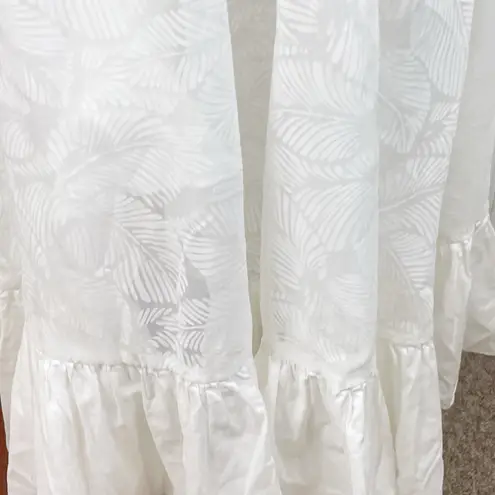 Krass&co Island Ariel Dress White Cotton Strapless Tie Back Beachy Size Medium