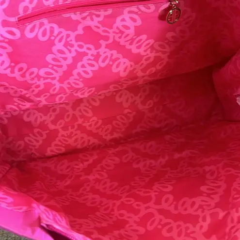 Lilly Pulitzer  Pink/Green Vintage Fabric Tote Bag