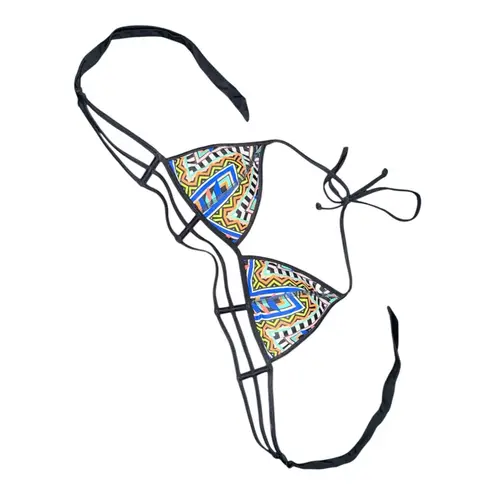 PINK - Victoria's Secret  Geometric Bikini Top