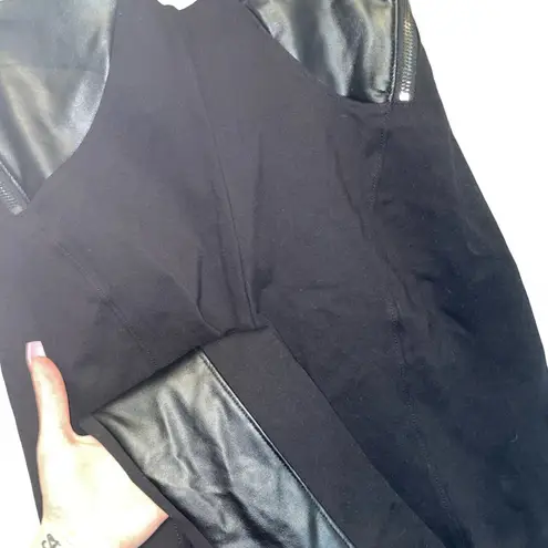 Shinestar 🧡NWT-Pleather/fabric side zip up pant thumbnail 8