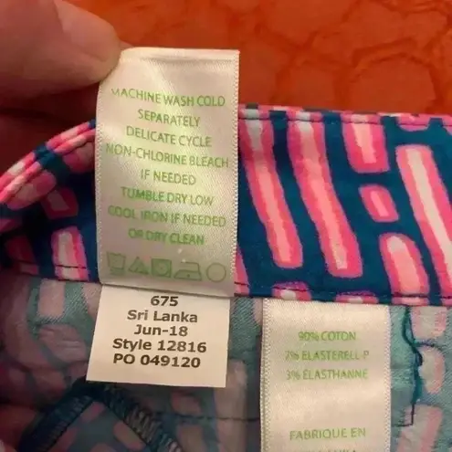 Lilly Pulitzer  Kelly Mandevilla Slathouse Striped Low Rise Skinny Ankle Barbie