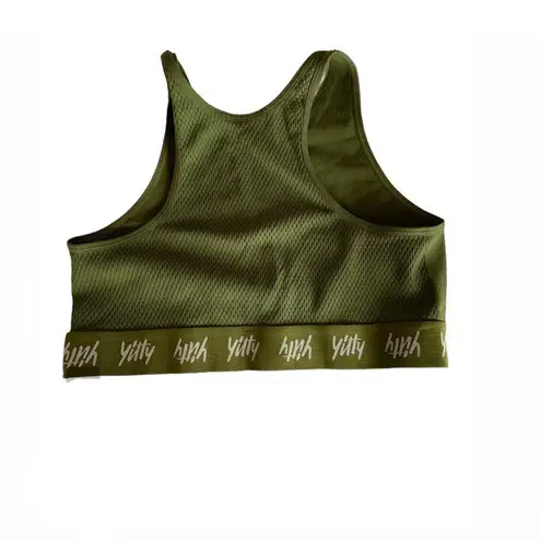 YITTY Olive Green Lizzo Fabletics Medium Sports Bra