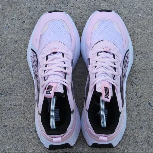 Puma  Women's Pink/Black/White Running Sneaker Sz 9