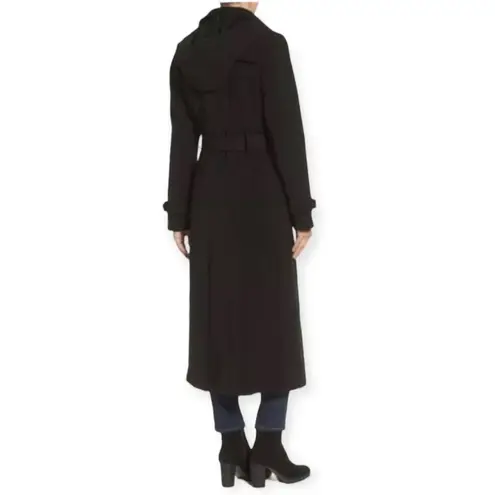 Gallery  Women’s Black Trench Coat, Size 4 Retail $300