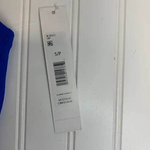 Tahari Nwt High Neck Mio Ruched Front Swimsuit Sz Small