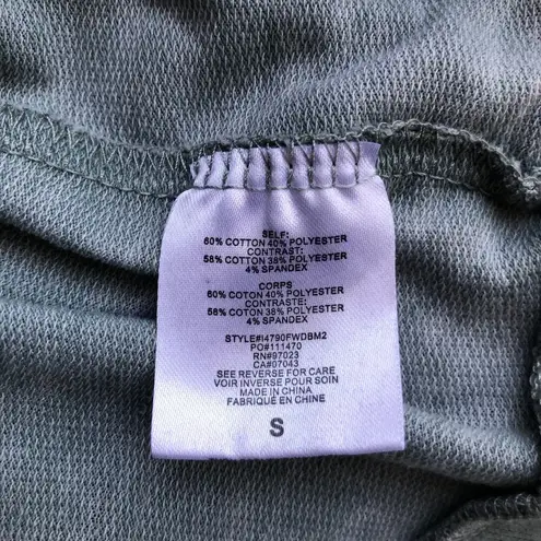 Miken Flow La Luna Sunflower Sweatshirt Gray Pullover Long Sleeve Women's Small