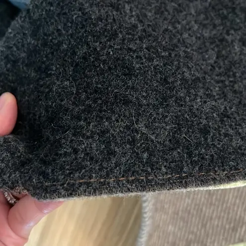 Miu Miu Vintage wool color block grey beige halter midi dress