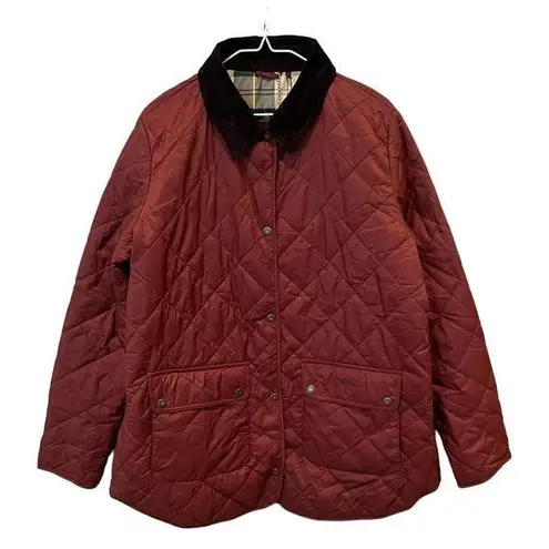 Barbour NWT Pilton Quilted Jacket In Chestnut (US/14)