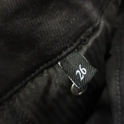 7 For All Mankind NWT  Portia Mega Flare in Ludlow Black High Rise Jeans 26 - Image 5