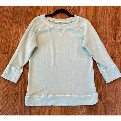J. Crew light green crewneck sweatshirt size medium