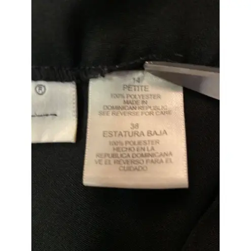 Kathie Lee Vintage Dress Pants Womens 14 Petites Used Black 14P