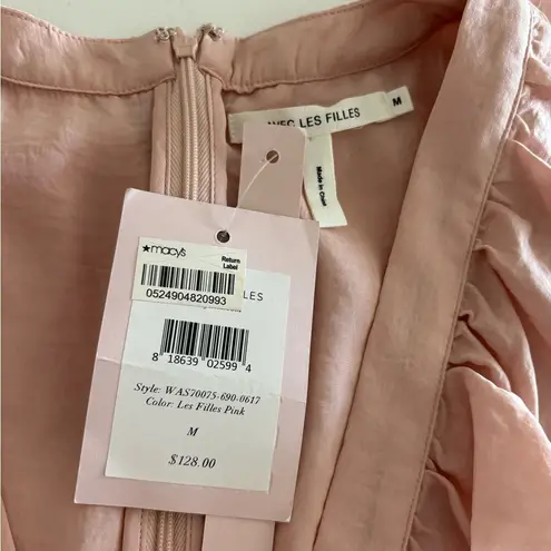 Avec Les Filles NWT Lace Insert Midi Dress