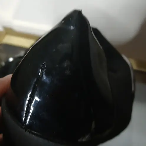 Laura Scott slip on Stephanie cloth wedge heels size 10m