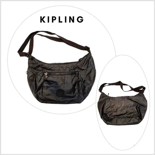 Kipling black nylon washable bag