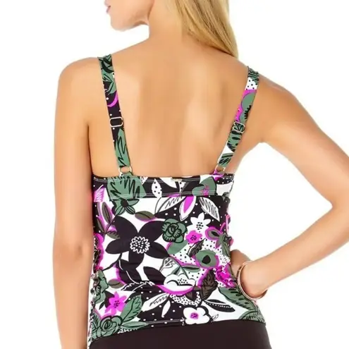 Anne cole  Floral Tankini Top (36D/34DD)