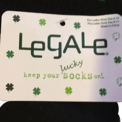 Legale Kiss Me I’m Irish Socks Black Green