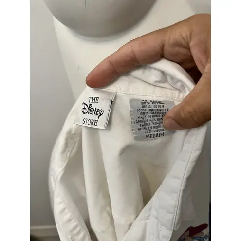 Vintage 90s The Disney Store Snow White Seven Dwarves Embroidered Button Down M Size M