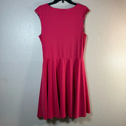 Betabrand Reversible Floral Cap Sleeve Dress SZ:L