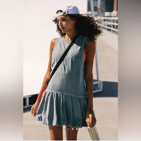 Free people hot shot bubble set summer storm size large NWT Blue