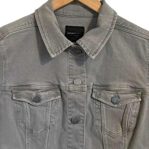 Liverpool Los Angeles Denim Jacket – Gray – Women’s Size Small