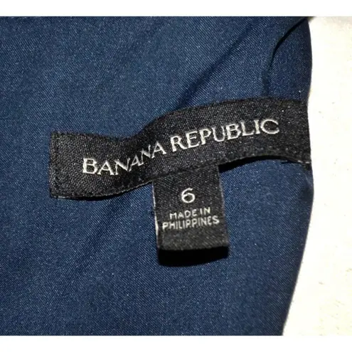 Banana Republic Ruffled Shoulder Sheath Dress Plaid Size 6 Career Academia