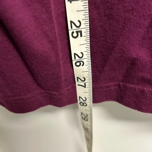 Cacique Women's Long Sleeve V-Neck Top - Magenta size 22/24