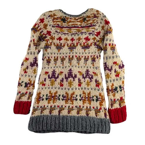 Anthropologie Sleeping On Snow Wool Blend Cardigan GUC Size S/P F227