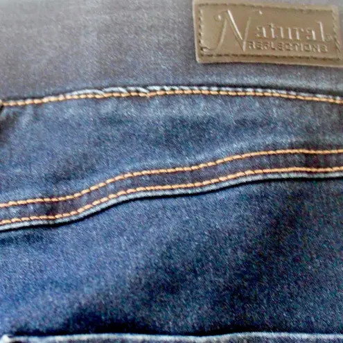 Natural Reflections Silk Denim Skinny Jeans Jeggings Pants Extra Small