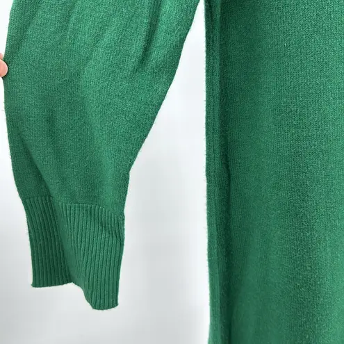 Free Assembly green mock neck midi sweater dress XL soft holiday winter modest