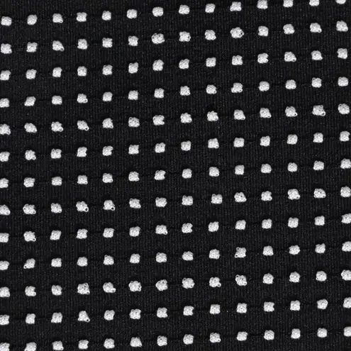 Berlook Black Polka Dot X Cross Bikini TOP ONLY 67 Size M