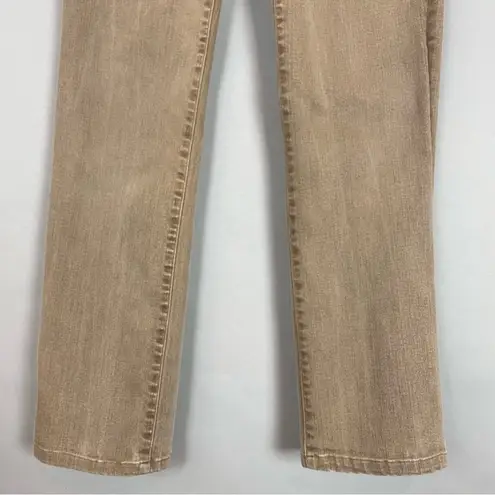 Ralph Lauren  Jeans Company Classic Straight Leg Size 2 HEMMED Stretch Tan Women