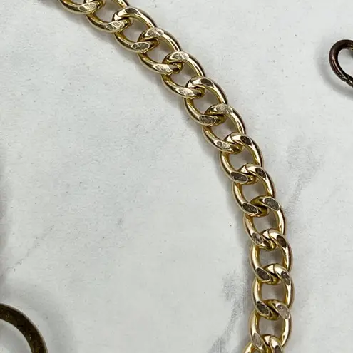 Gold Tone Chain Link Belt Y2K Festival One Size (OS) ✨