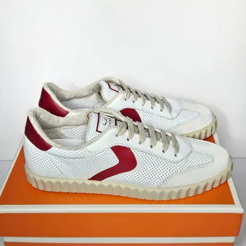 Voile Blanche Ines Mesh & Leather Sneaker, White Size 39 / US 9 NEW