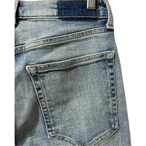 Etica Willow Slim Boot Ankle Jeans High Rise Medium Wash Sustainable Denim Sz 27 Blue