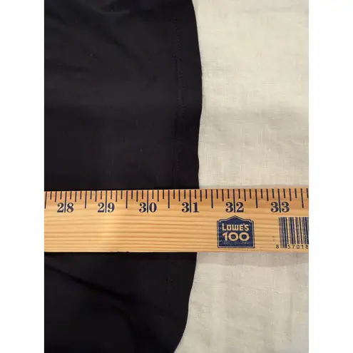 Gaiam NWT Haven Long Sleeve Tee Shirt With Metallic Graphic Black Women Size XL