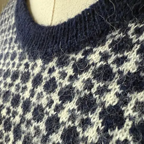 Vintage sp. A Garbo Roma Piazza Di Spagna Sweater 42 L Blue Size L