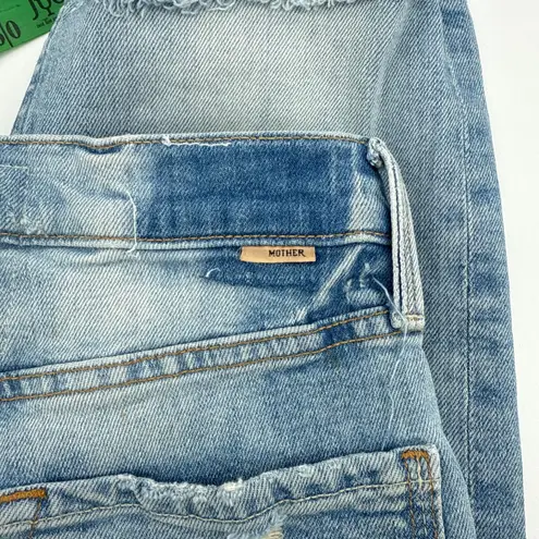 MOTHER Denim NWOT MOTHER SUPERIOR High Waisted Rider Skimp The Confession Distressed Jeans 26