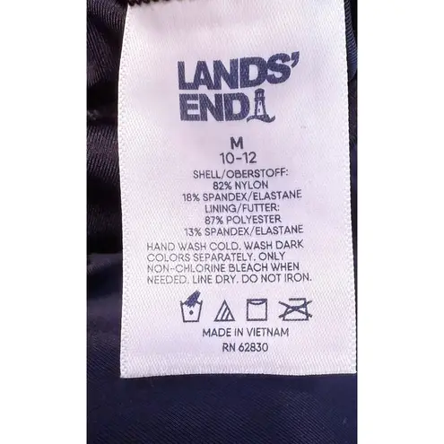 Lands End Swim Dress Women’s VNeck Tulip Wrap Sz MED (10