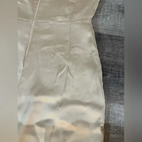 Show Me Your Mumu  Rome Twist Gown in Champagne Luxe Satin