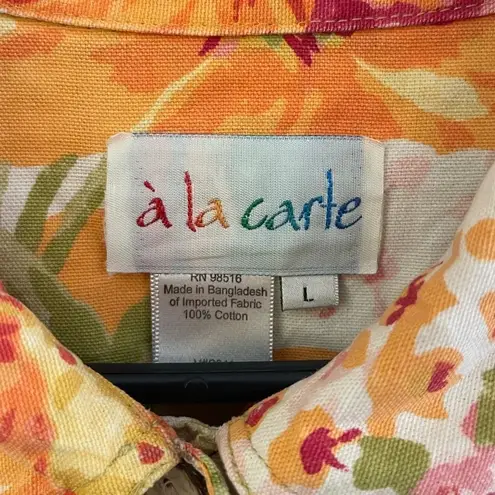 A La Carte funky fun floral multi