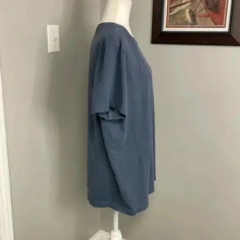 Life is Good  America Crusher Womens Short Sleeve Tshirt Blue Size Large