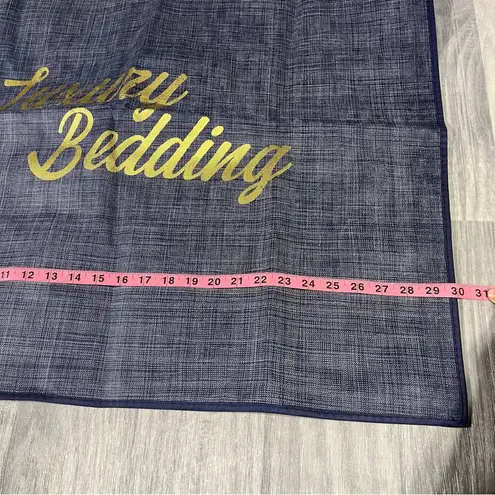 Luxury Bedding Blue and Gold Tote bag