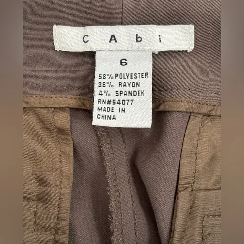 CAbi Wide-Leg Trousers Women's 6 Dark Brown #387