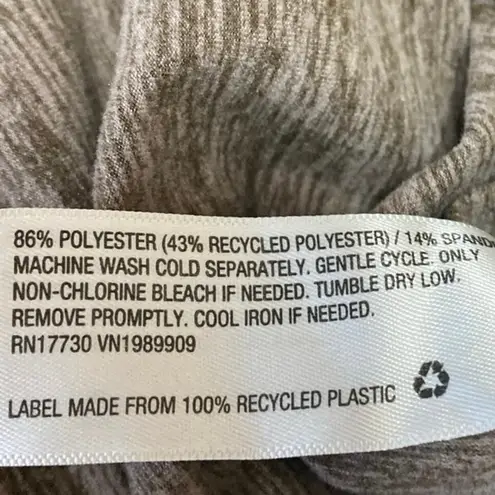 Joy Lab Women's Brown Long Sleeve Thumb Holes Activewear Tee T