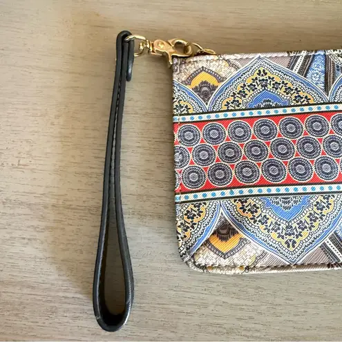 Spartina 449 Retreat Paisley East West Wristlet Clutch Credit Card Holder 10x5x5