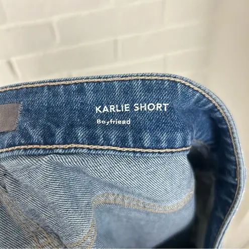 DL1961 Karlie Boyfriend Distressed Denim Shorts Size 31