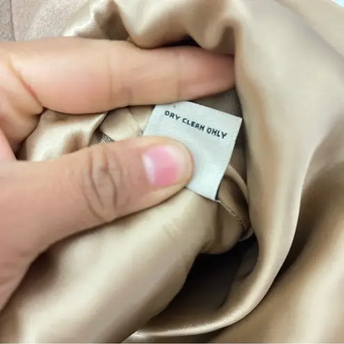 LL Bean Wool and Cashmere Blazer Size 8R Tan