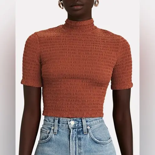 ALC Frank A.L.C.
Dana Smocked Mock Neck Top SIZE XS