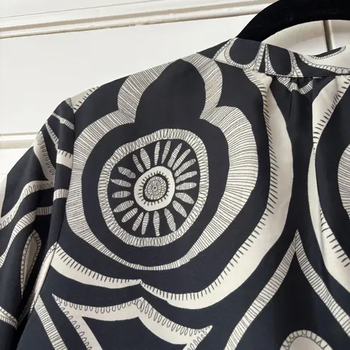 Anthropologie  Maeve‎ Gregarious Garden Floral Shirt Dress Size Small Drawstring